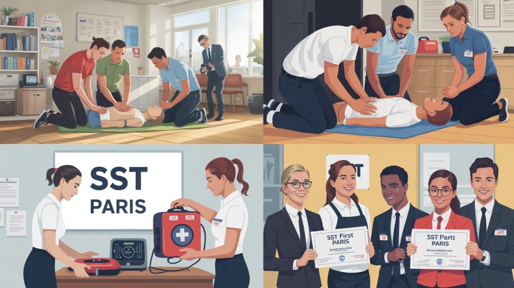Apprendre les gestes de premiers secours pour obtenir le certificat SST à Paris